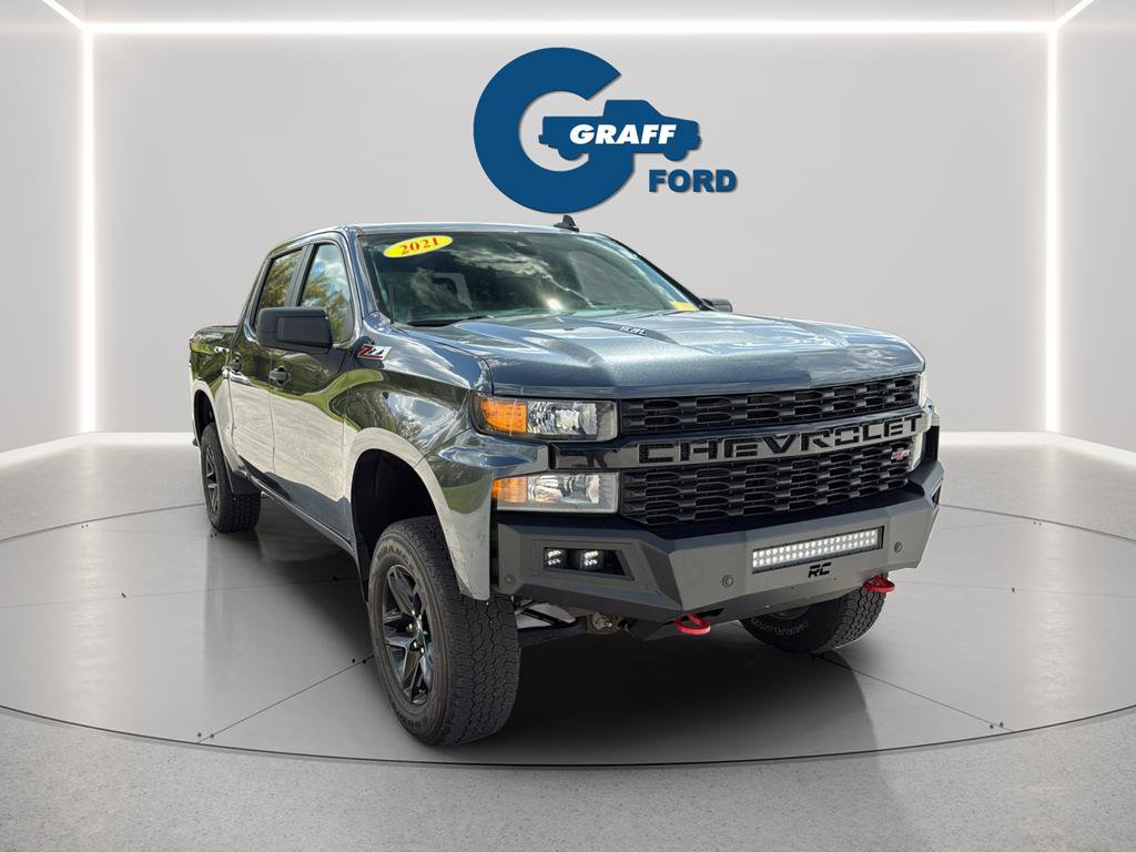 Used 2021 Chevrolet Silverado 1500 Custom Trail Boss w/ Safety Confidence Package AWD/4WD image 4