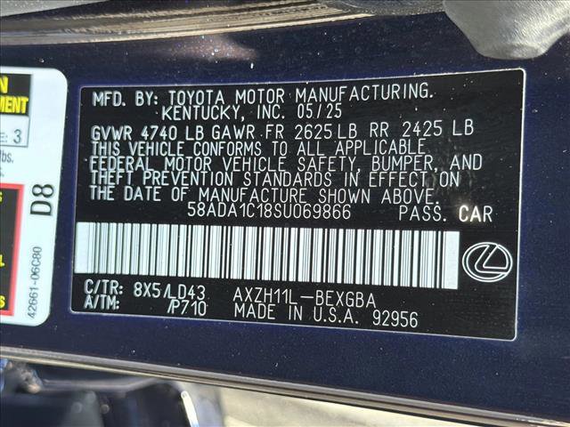 Used 2025 Lexus ES 300h w/ Premium Package FWD image 28