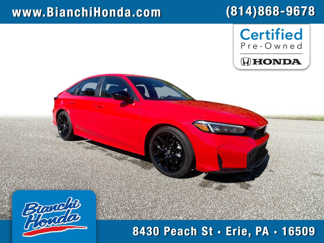 Certified 2025 Honda Civic Sport