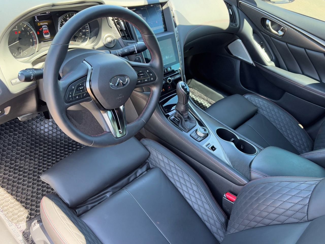 Certified 2023 INFINITI Q50 Red Sport 400 w/ Black Opal Edition image 16