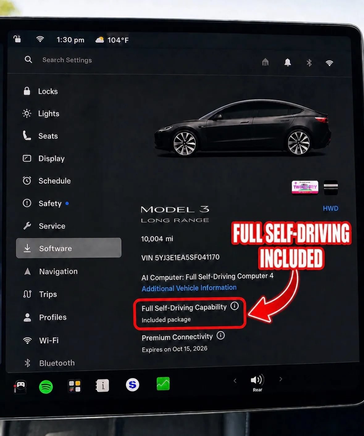 Used 2025 Tesla Model 3 Long Range RWD image 2