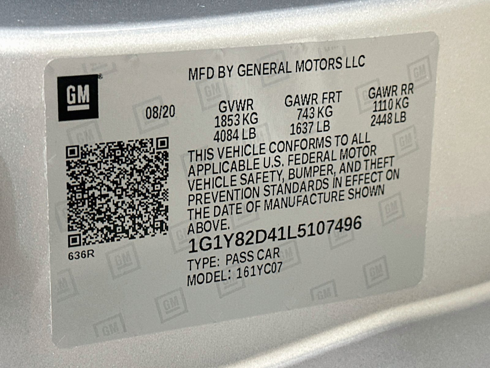 Used 2020 Chevrolet Corvette Stingray Premium Cpe w/ 3LT Preferred Equipment Group RWD image 43