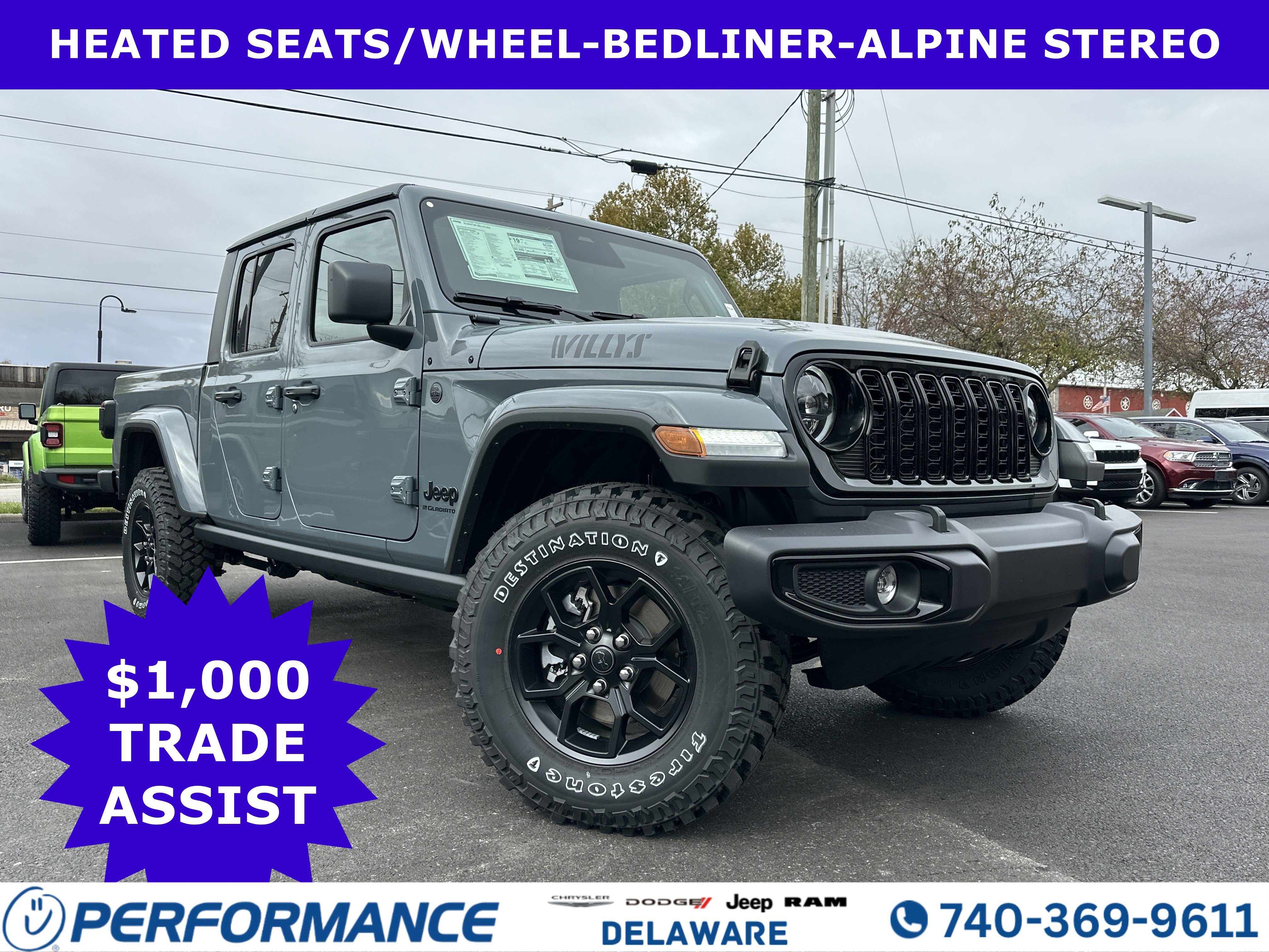 New 2026 Jeep Gladiator Willys