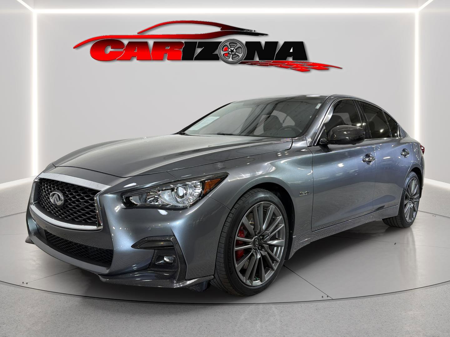 Used 2020 INFINITI Q50 Red Sport 400 image 4