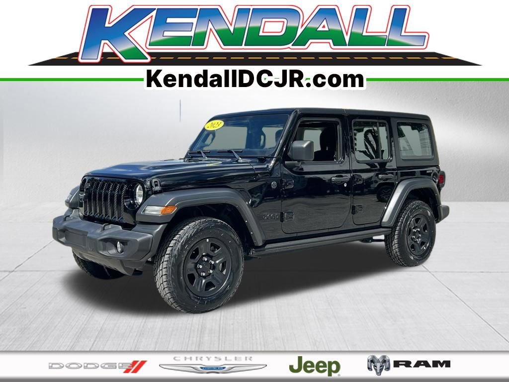 Certified 2023 Jeep Wrangler Sport image 1