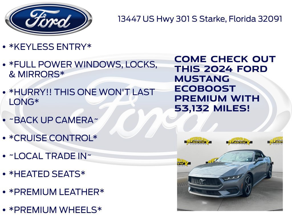 Certified 2024 Ford Mustang Premium RWD image 12