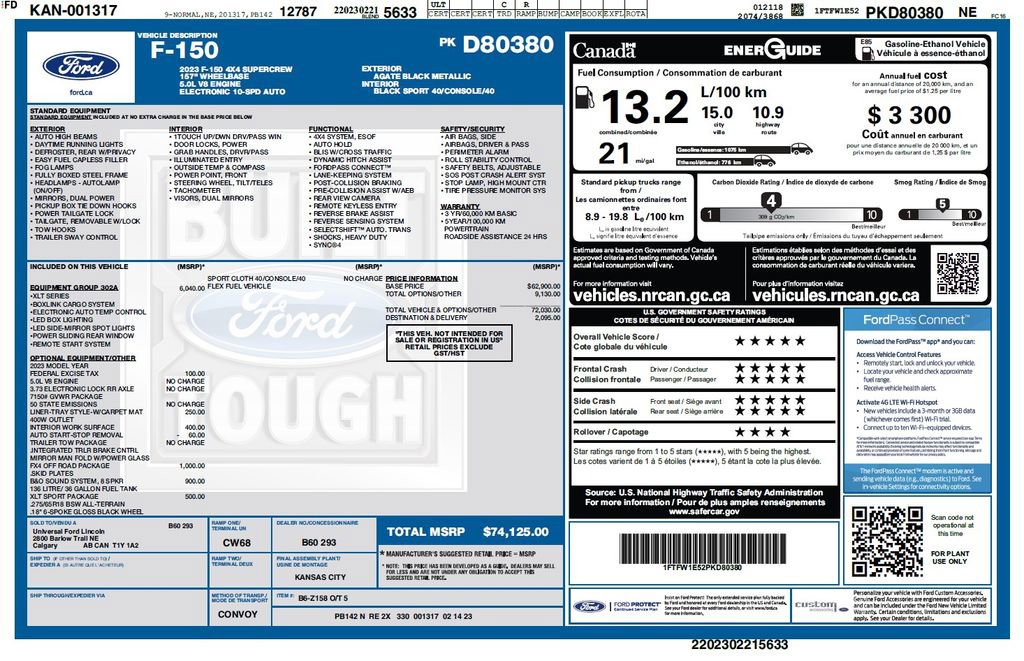 Used 2023 Ford F150 XLT w/ Equipment Group 302A High image 4