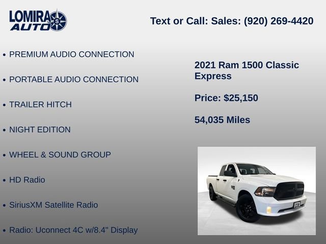 Used 2021 RAM 1500 Express w/ Wheel & Sound Group AWD/4WD image 39