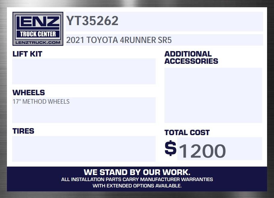 Used 2021 Toyota 4Runner SR5 AWD/4WD image 2
