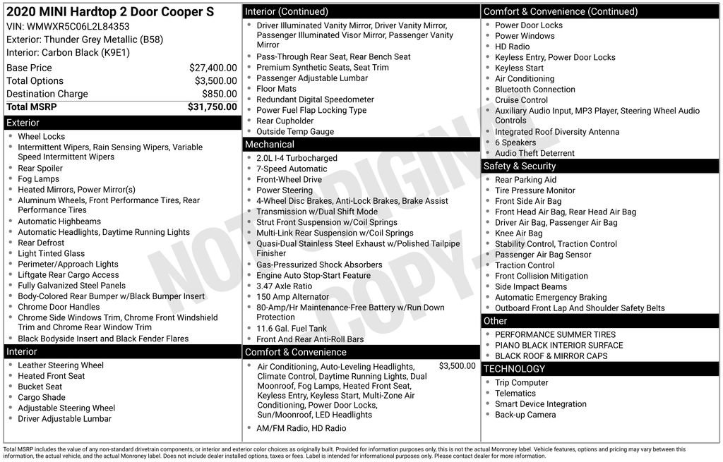 Used 2020 MINI Cooper S image 56