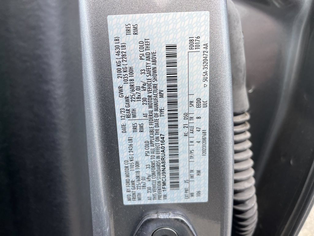 Used 2024 Ford Escape ST-Line Select w/ Tech Pack #2 AWD/4WD image 21