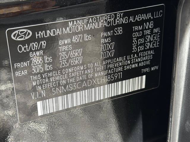 Used 2020 Hyundai Santa Fe SEL AWD/4WD image 27
