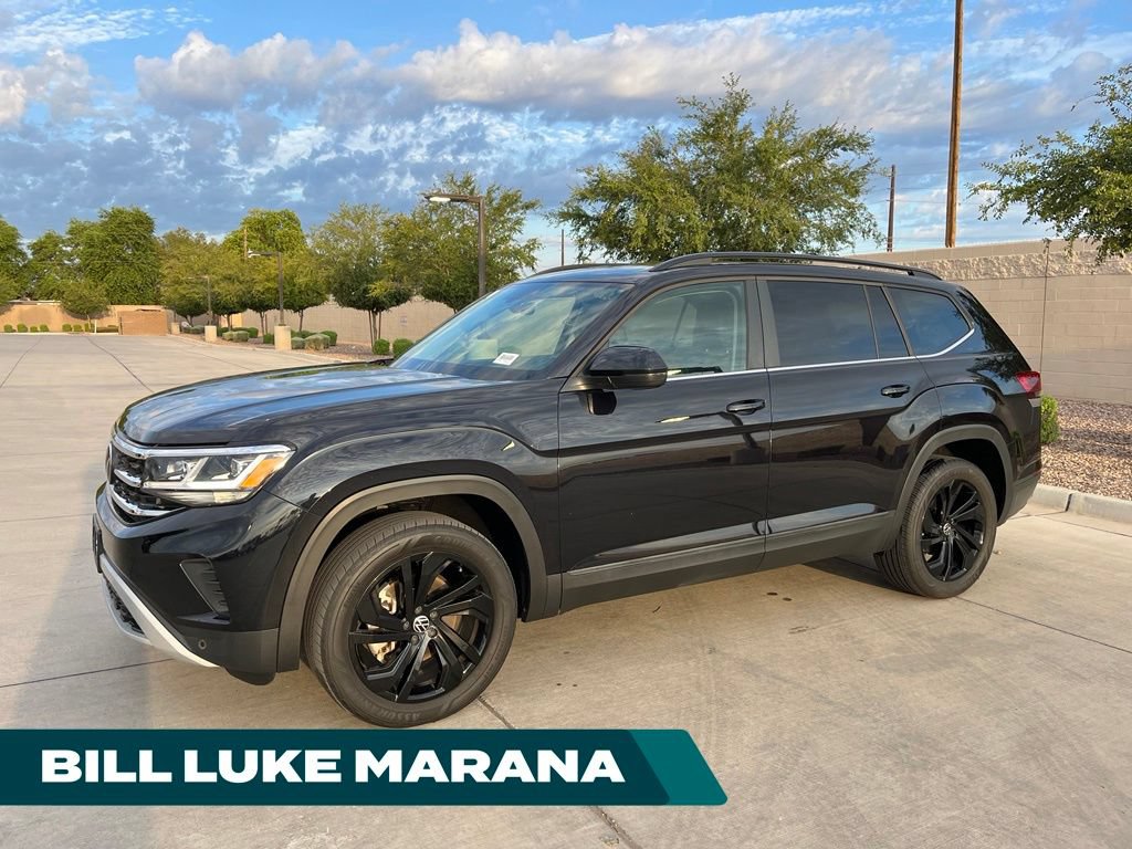 Used 2022 Volkswagen Atlas SE w/ Panoramic Sunroof Package AWD/4WD image 1