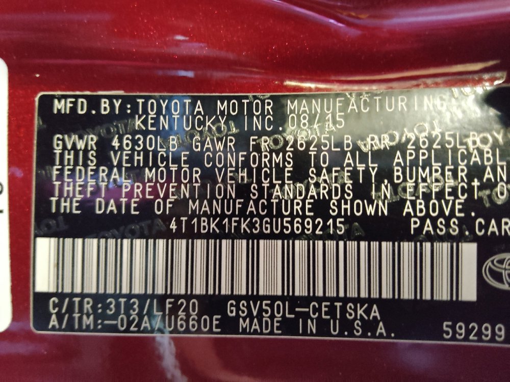 Used 2016 Toyota Camry XSE FWD image 33