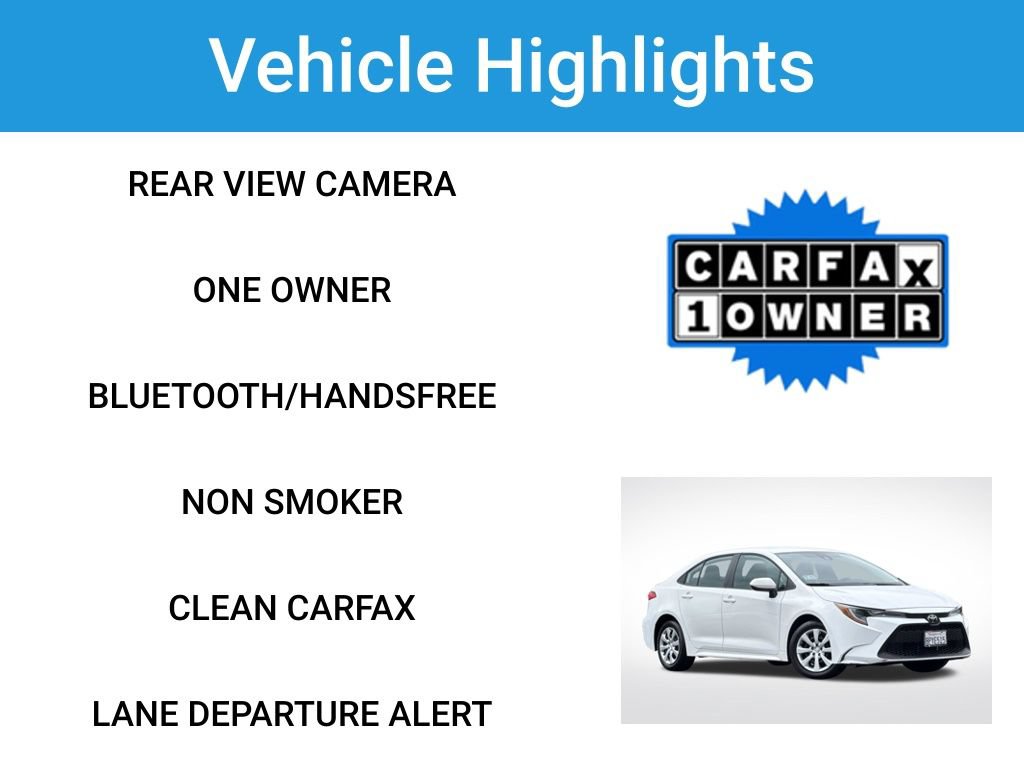 Used 2020 Toyota Corolla LE FWD image 2