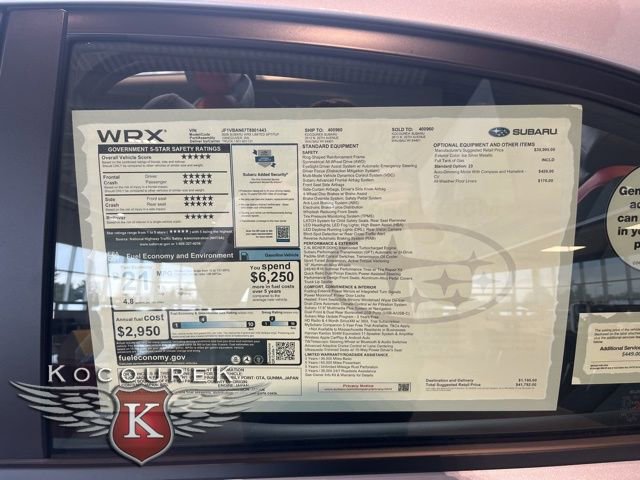 New 2026 Subaru WRX Limited image 25