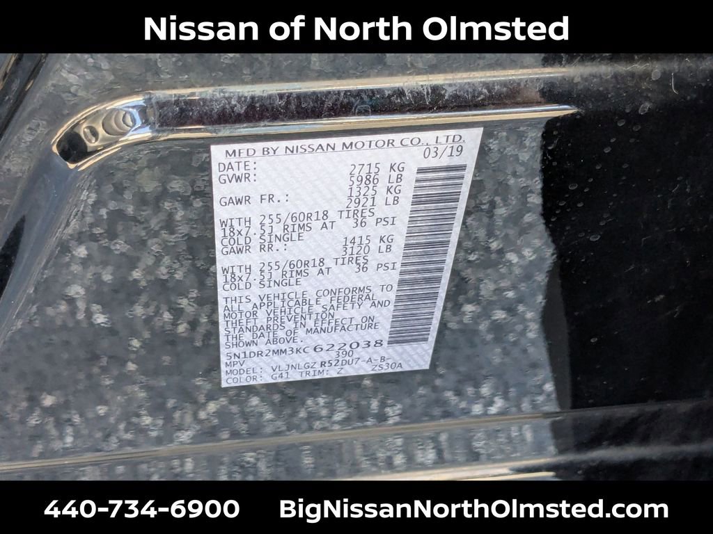 Used 2019 Nissan Pathfinder SL w/ Rock Creek Edition image 31