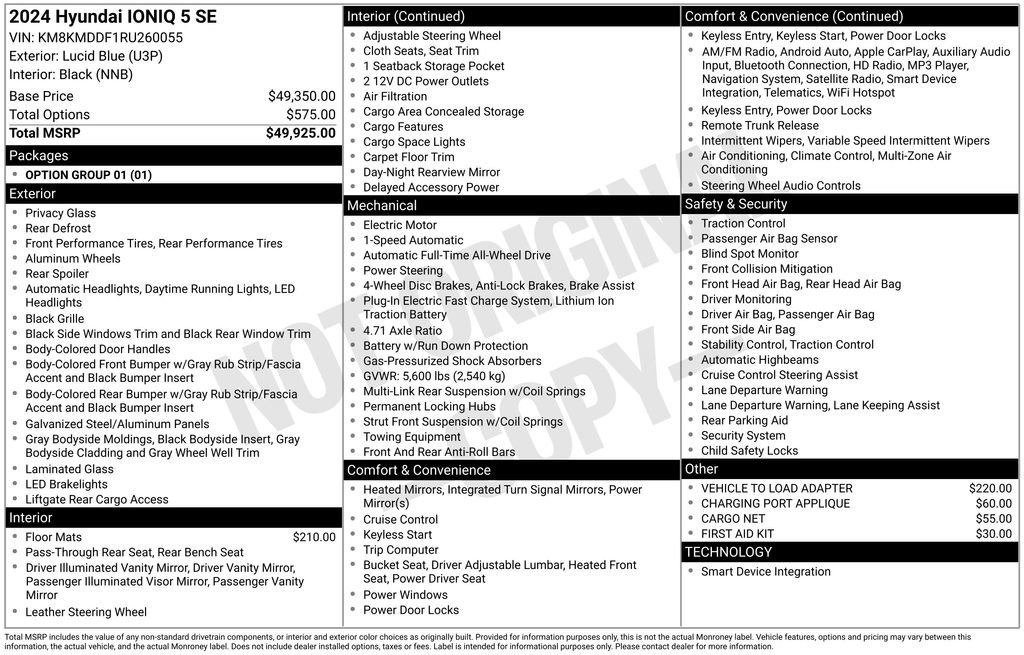 Certified 2024 Hyundai Ioniq 5 SE image 33