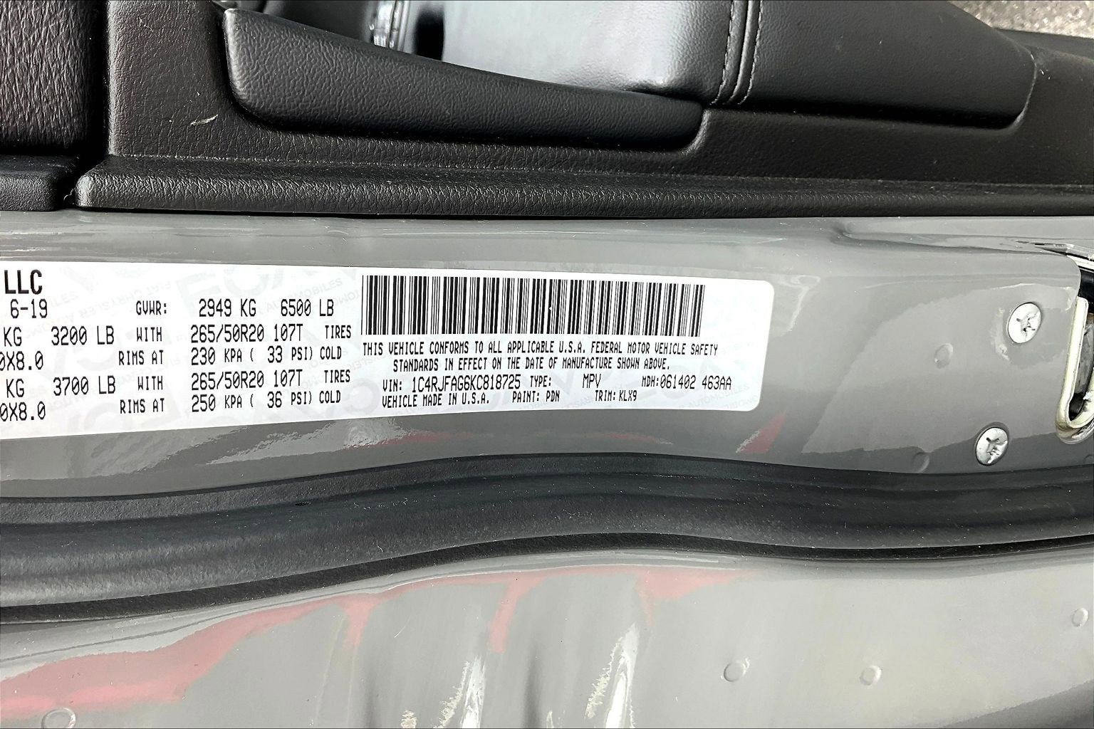 Used 2019 Jeep Grand Cherokee Altitude AWD/4WD image 19