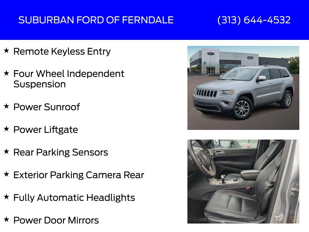 Used 2015 Jeep Grand Cherokee Limited image 13