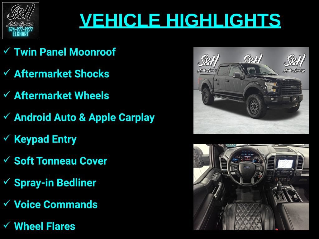 Used 2016 Ford F150 XLT w/ Equipment Group 302A Luxury AWD/4WD image 3