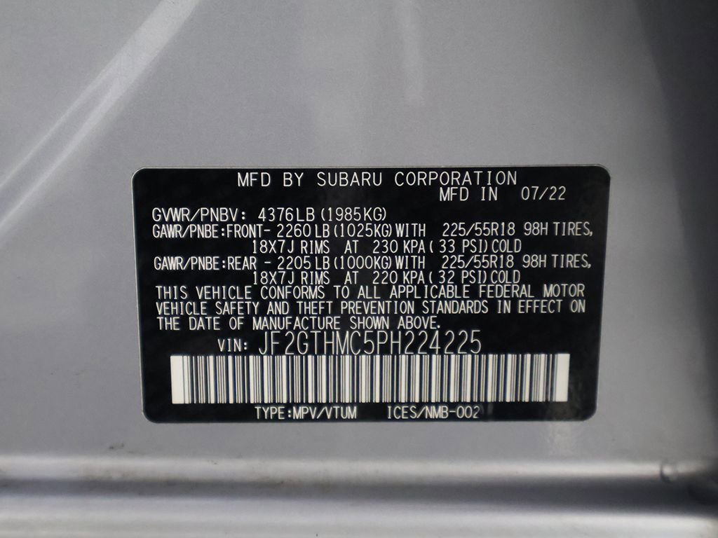 Used 2023 Subaru Crosstrek 2.5i Limited w/ Moonroof Package image 51