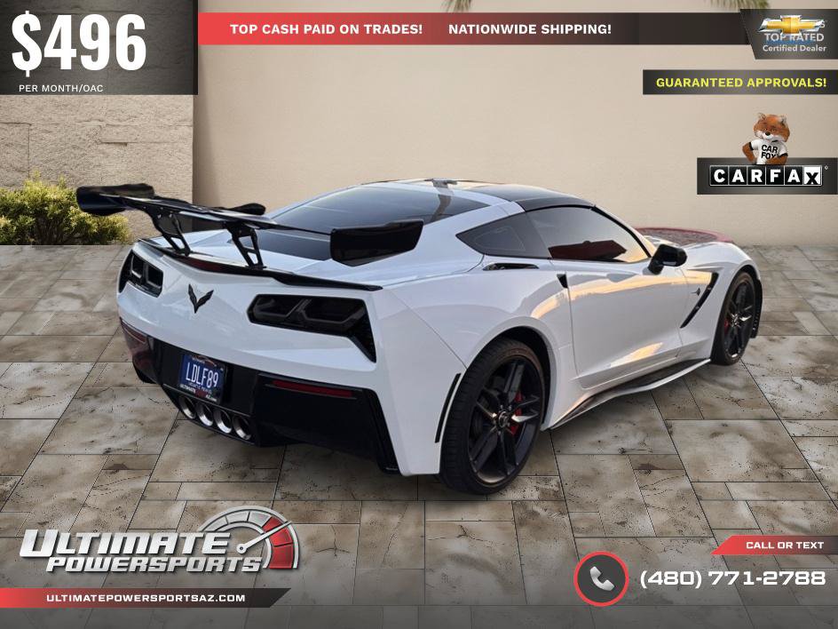 Used 2015 Chevrolet Corvette Stingray Coupe w/ ZF1 Appearance Package RWD image 8