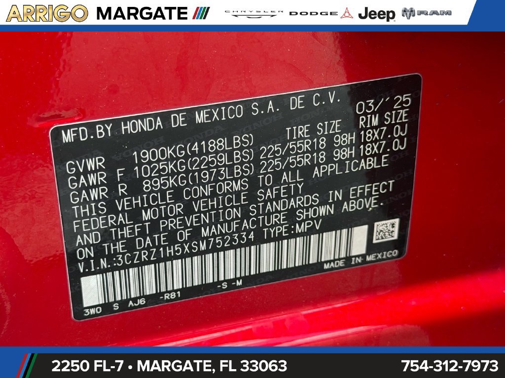 Used 2025 Honda HR-V Sport image 20