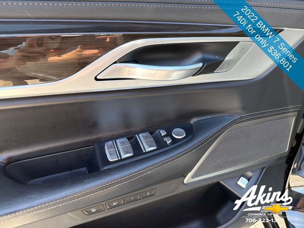 Used 2022 BMW 740i w/ Premium Package RWD image 18