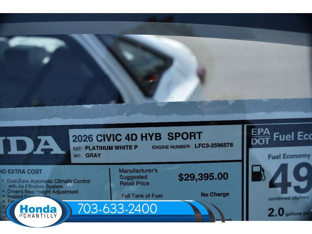 New 2026 Honda Civic Sport image 37