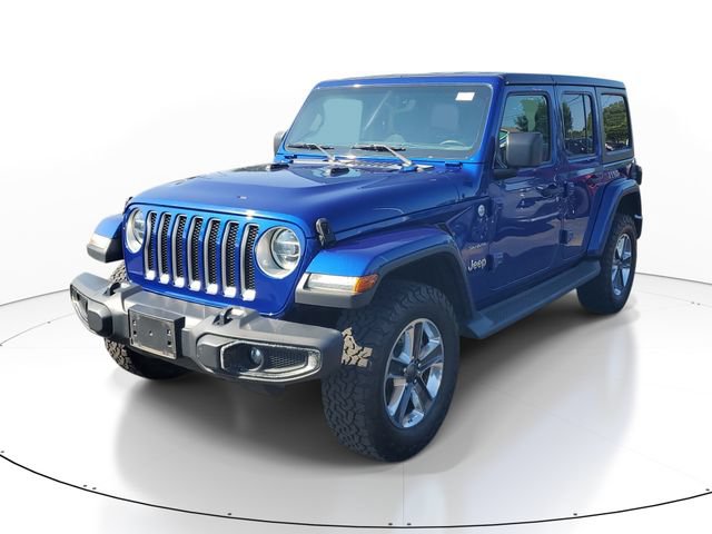 Used 2020 Jeep Wrangler Unlimited Sahara w/ Uconnect 4C Nav & Sound Group AWD/4WD image 2