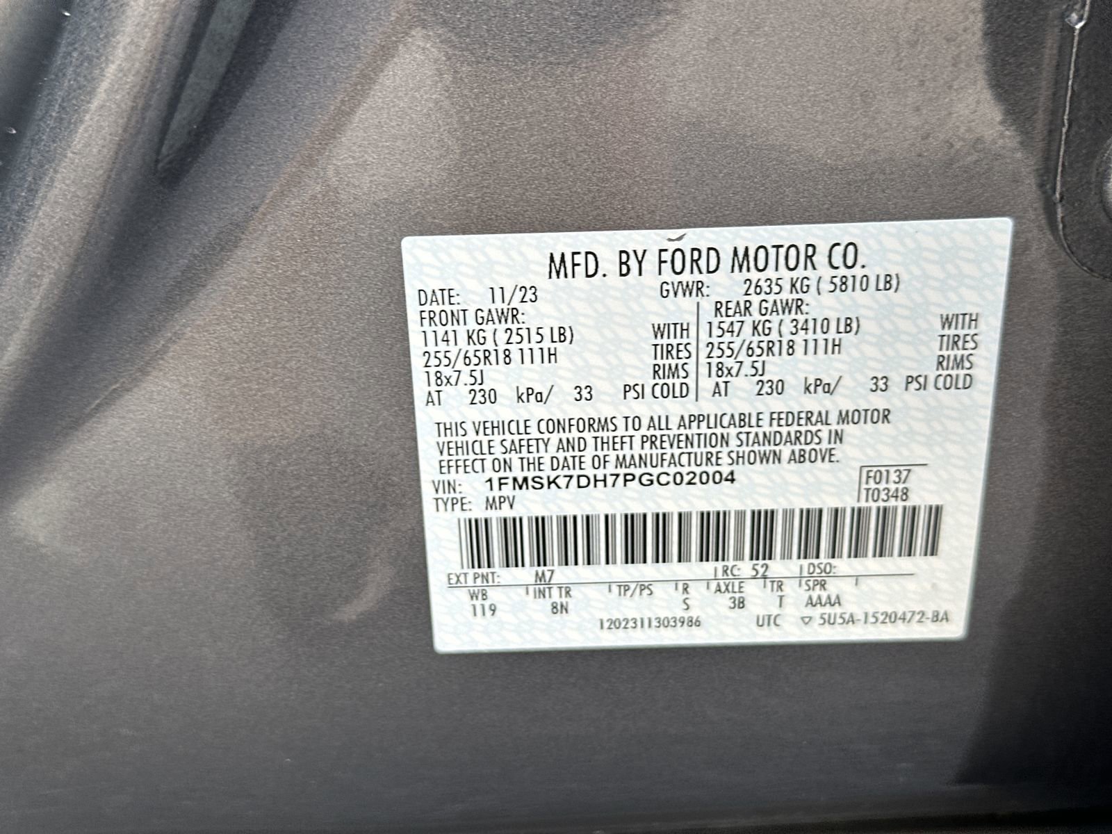 Used 2023 Ford Explorer XLT RWD image 36