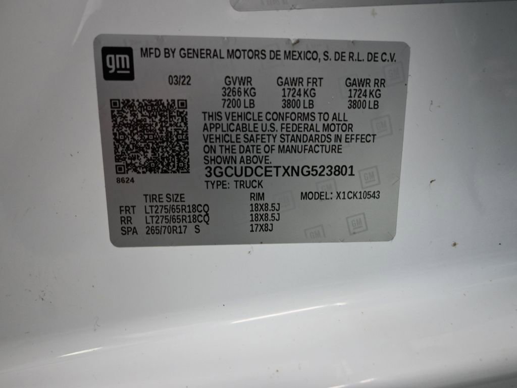 Used 2022 Chevrolet Silverado 1500 Custom Trail Boss image 53