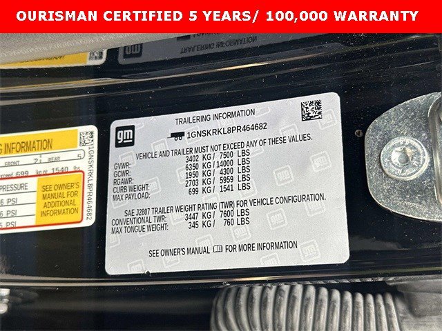 Certified 2023 Chevrolet Tahoe RST w/ Sport Performance Package image 31