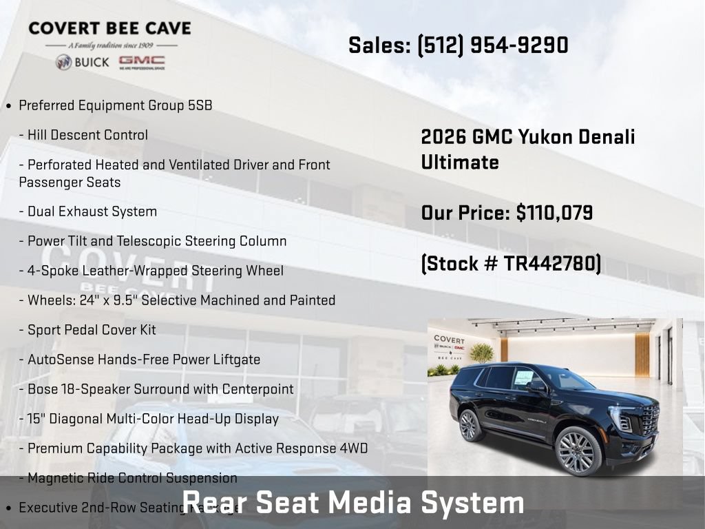 New 2026 GMC Yukon Denali Ultimate AWD/4WD image 14
