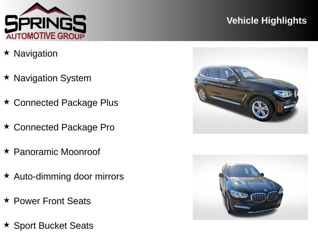 Used 2020 BMW X3 xDrive30i image 2