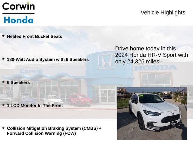 Used 2024 Honda HR-V Sport image 6