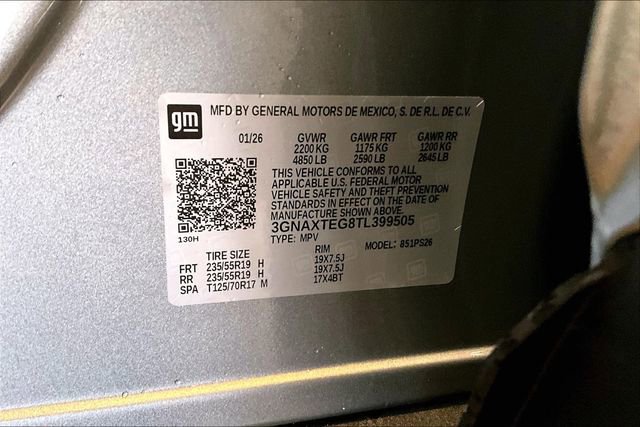 New 2026 Chevrolet Equinox RS w/ Convenience Package III image 8