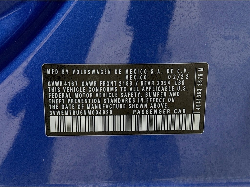 Used 2022 Volkswagen Jetta SE image 27