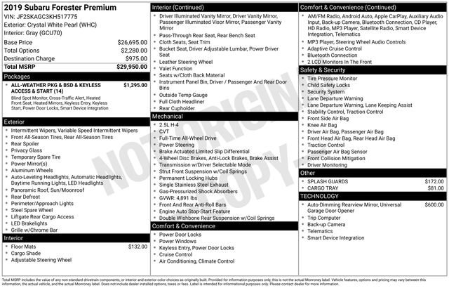 Used 2019 Subaru Forester Premium image 26