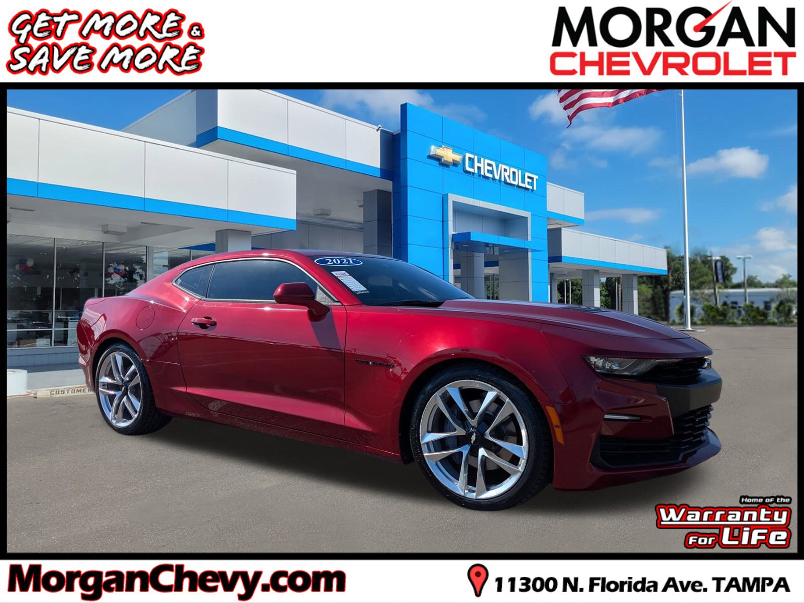 Used 2021 Chevrolet Camaro SS w/ Wild Cherry Design Package 1
