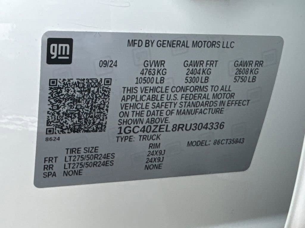 New 2024 Chevrolet Silverado EV RST AWD/4WD image 31