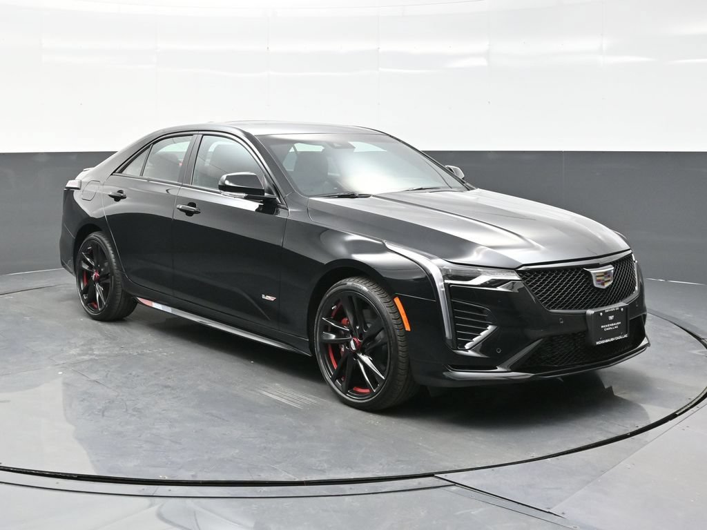 New 2025 Cadillac CT4 V w/ LPO, Red Accent Package AWD/4WD image 1