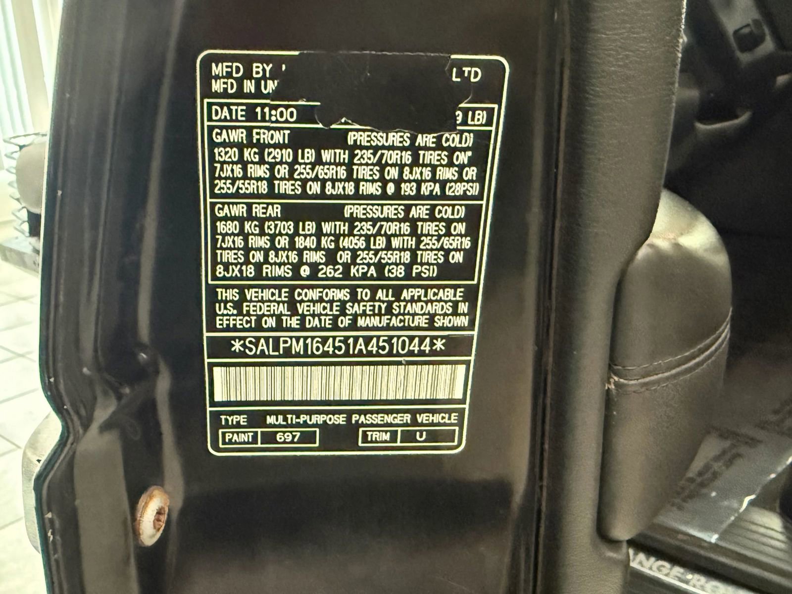 Used 2001 Land Rover Range Rover HSE image 31