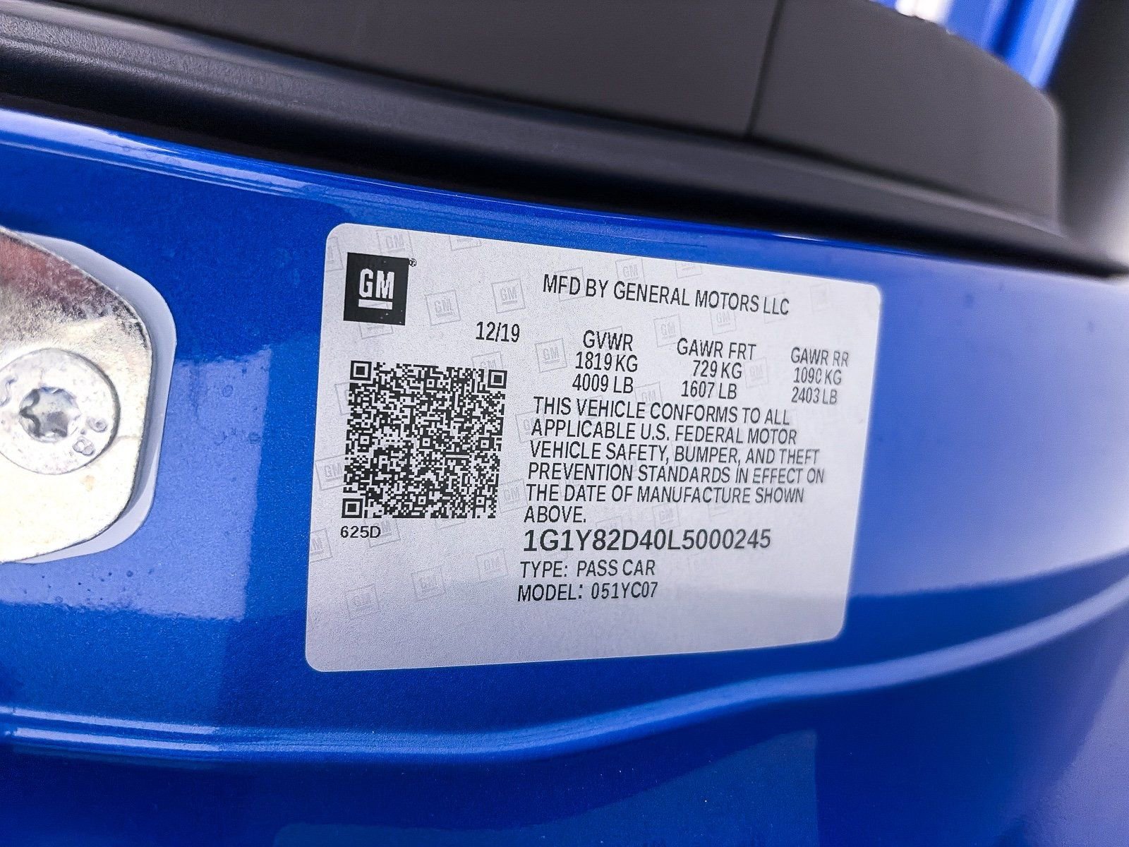 Used 2020 Chevrolet Corvette Stingray Premium Cpe w/ 3LT Preferred Equipment Group image 37