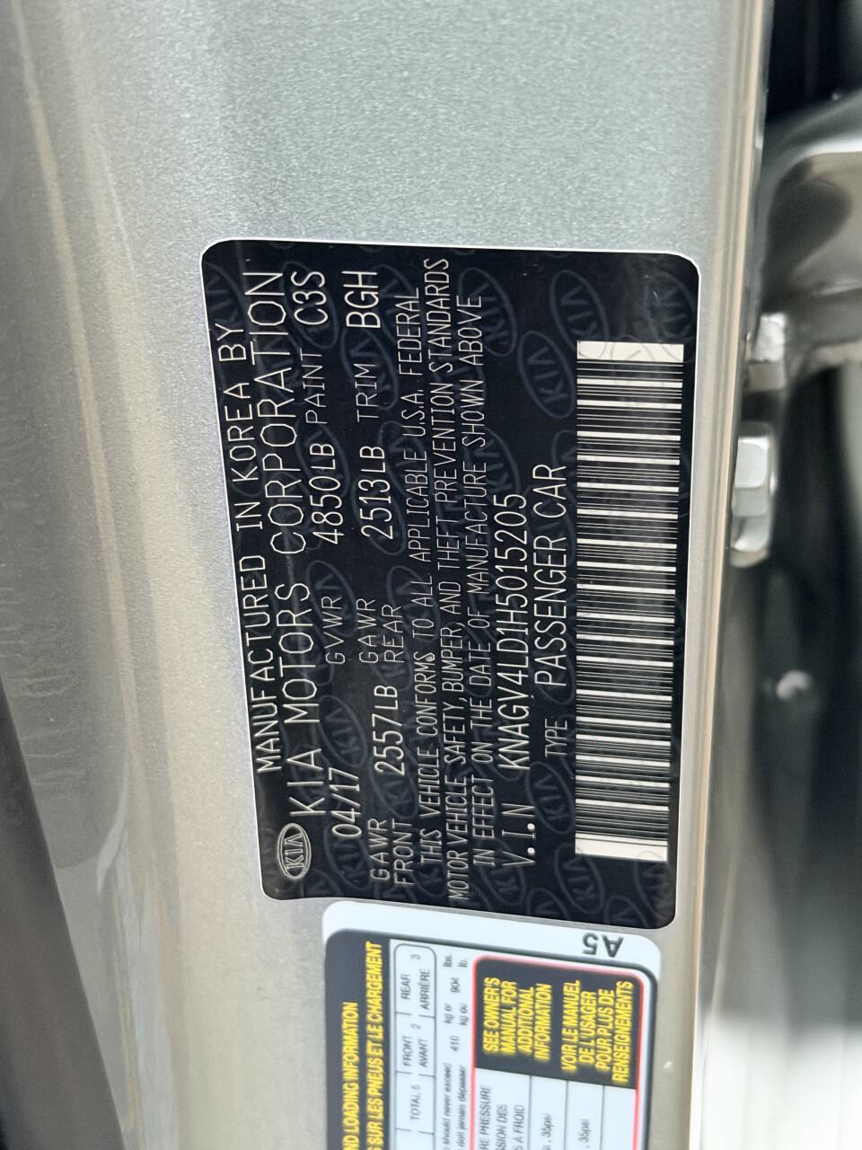 Used 2017 Kia Optima EX image 35