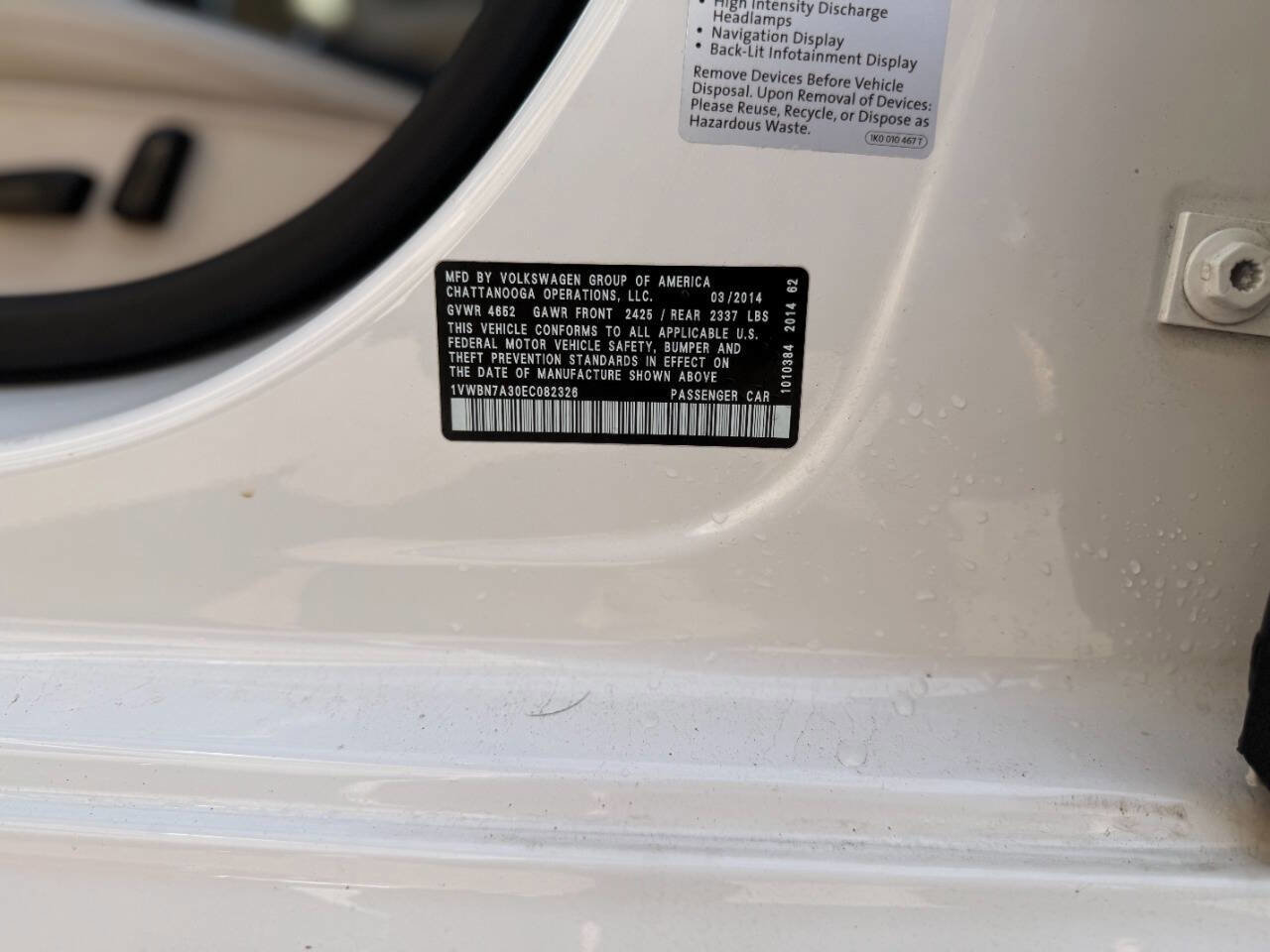 Used 2014 Volkswagen Passat TDI SE FWD image 50