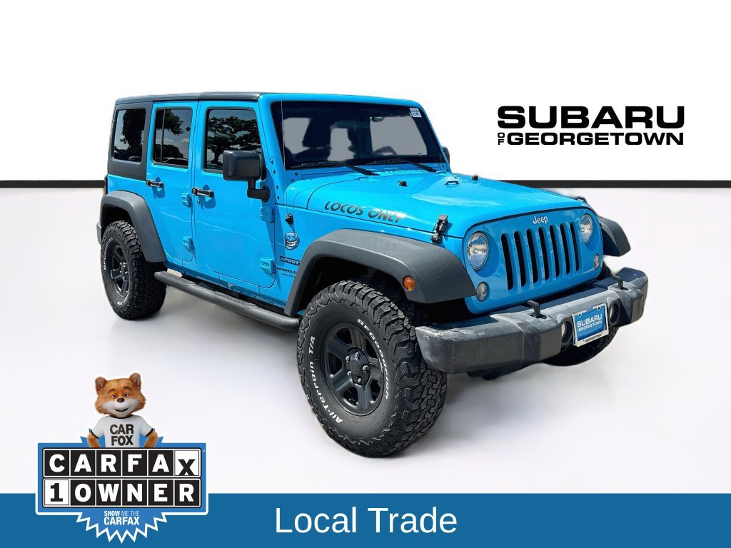 Used 2018 Jeep Wrangler Unlimited Sport w/ Connectivity Group AWD/4WD image 1
