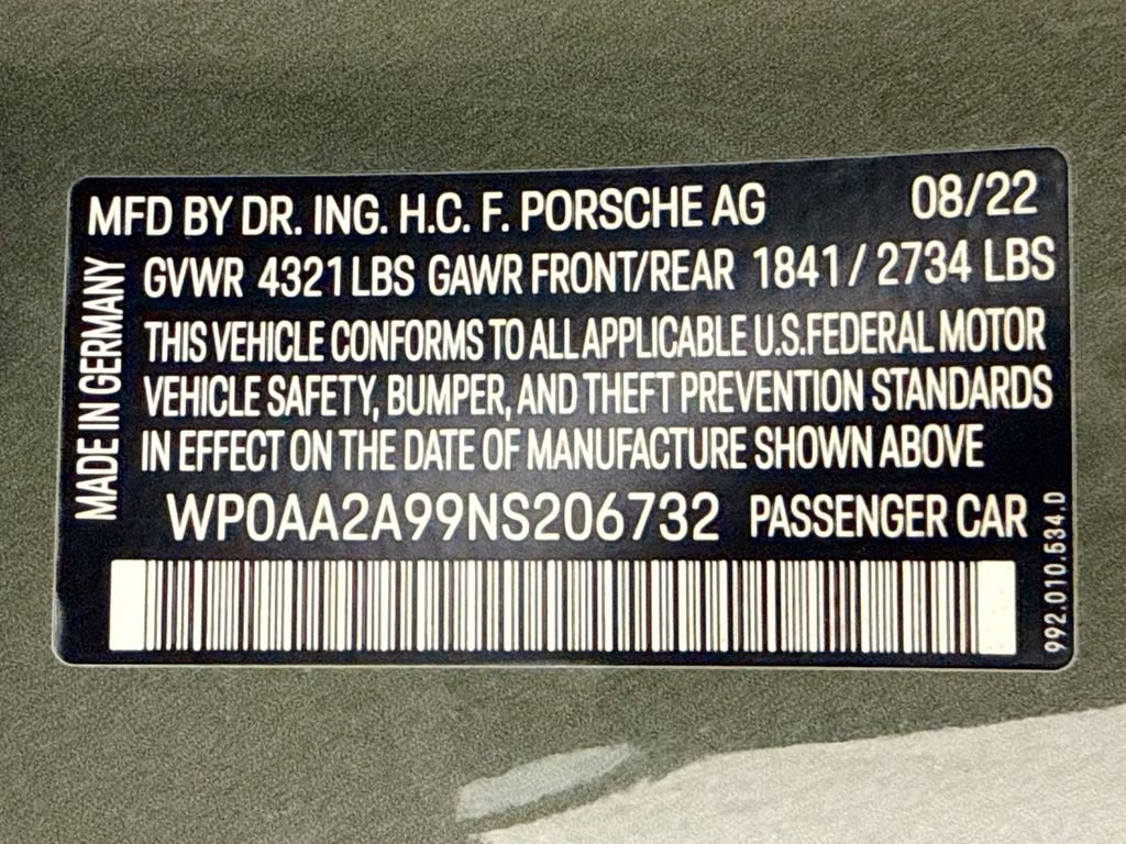 Used 2022 Porsche 911 Carrera RWD image 40