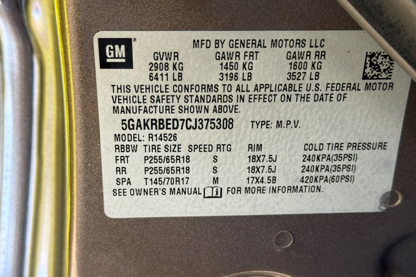 Used 2012 Buick Enclave Convenience FWD image 28